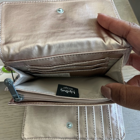 New Kipling Pixie Medium Metallic Organizer Wallet - Picture 10 of 15